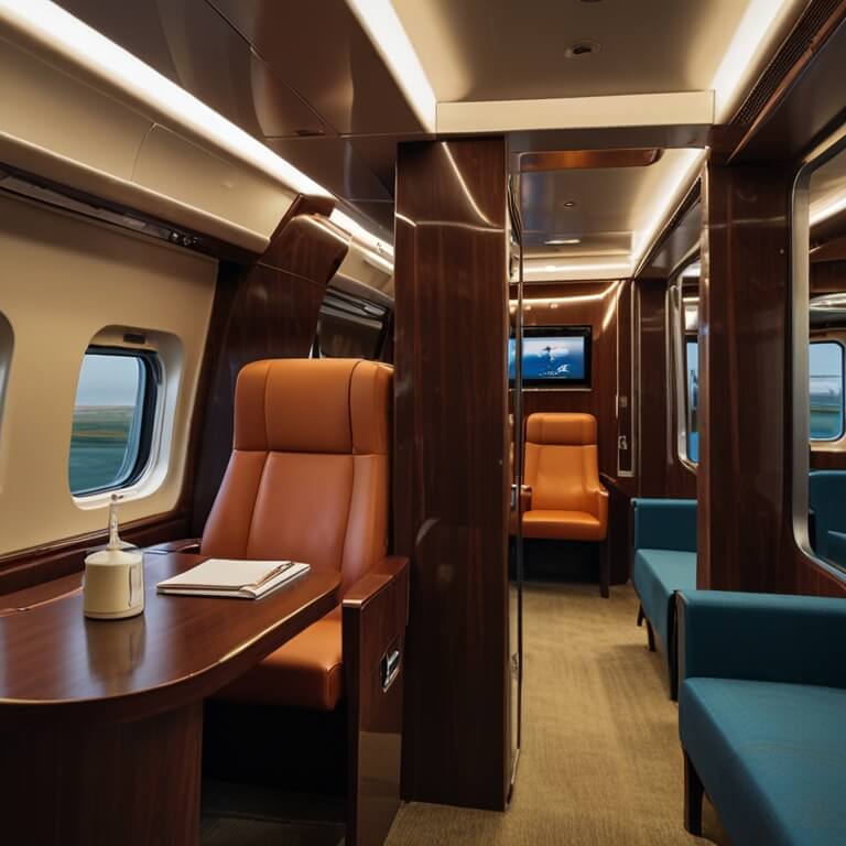 Executive Suite Cabin at BrixosPalace Train